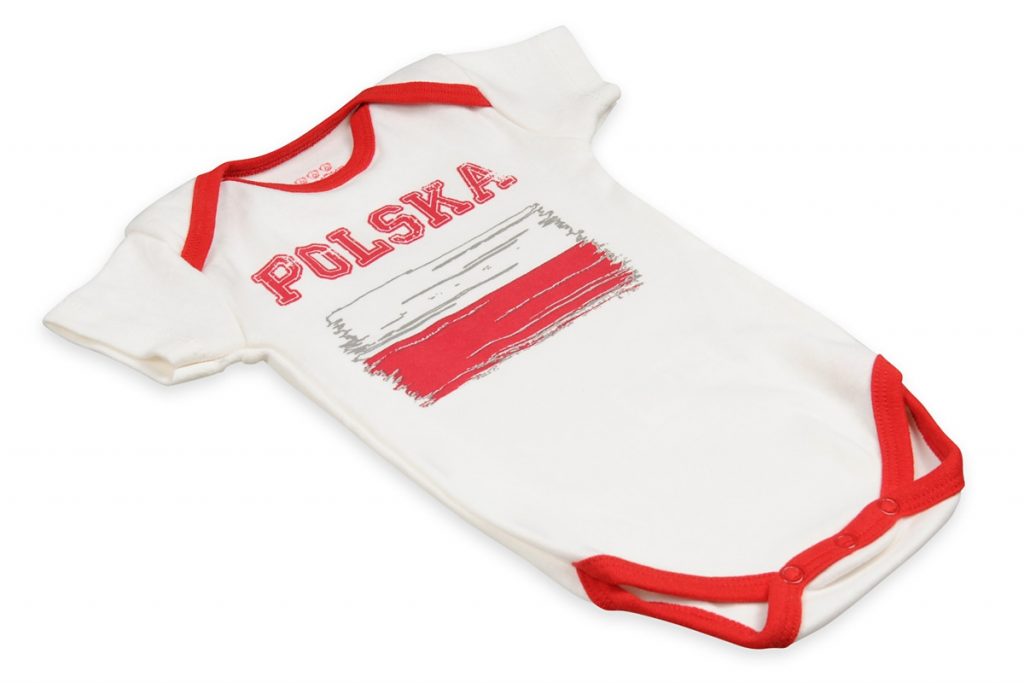 Polska - body dziecięce flaga Polski