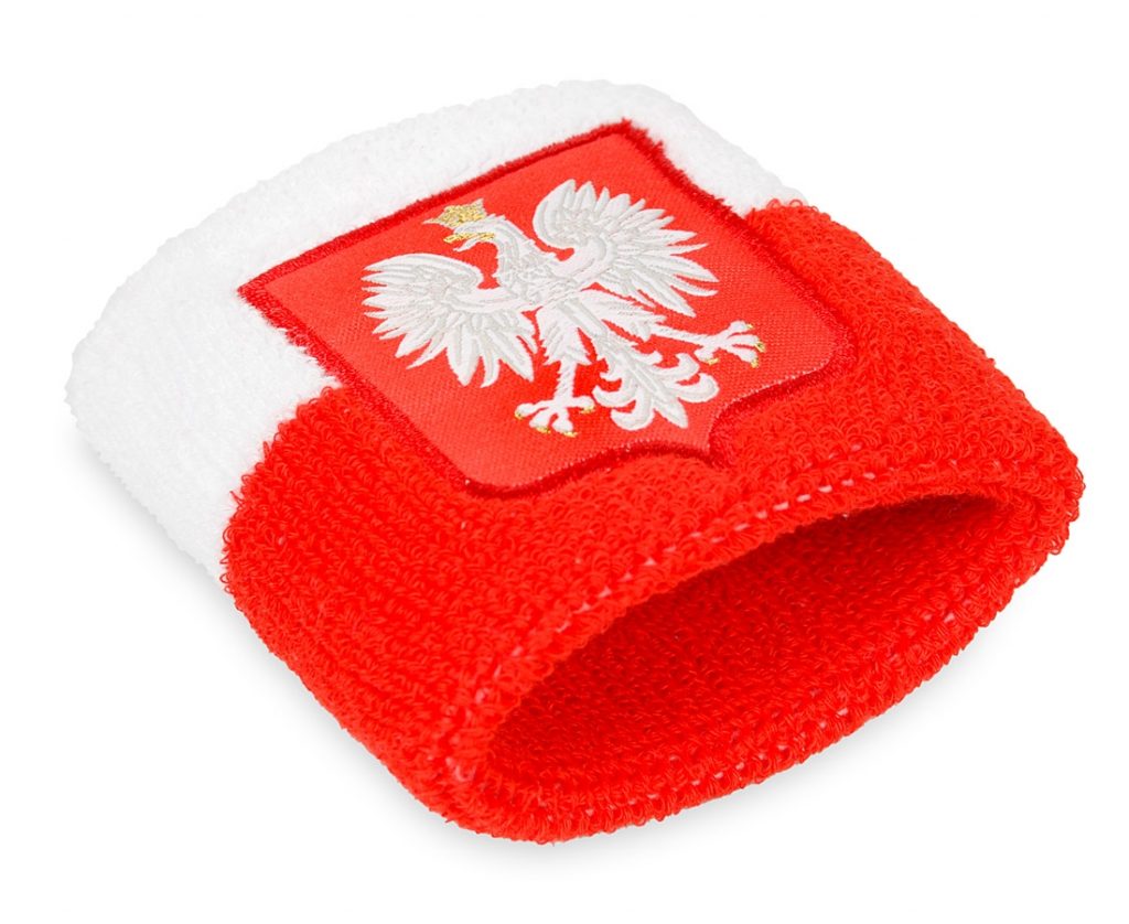 Frotka na rękę z herbem Polski