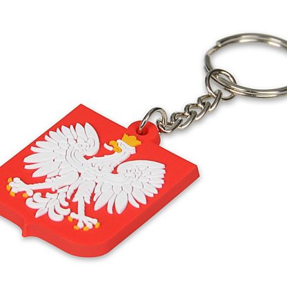 Polska - brelok gumowy herb