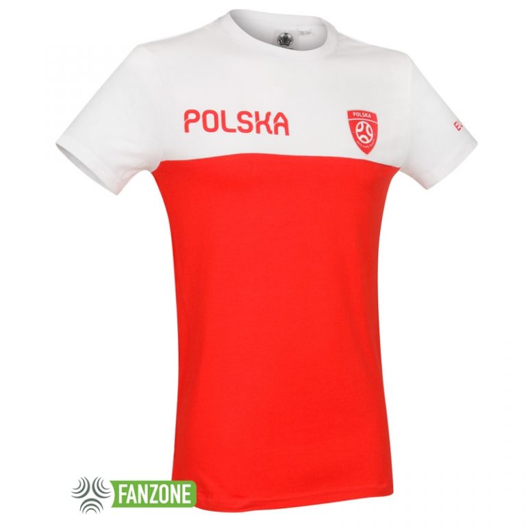 Polska - juniorska koszulka kibica reprezentacji Polski Euro 2020 czerwona